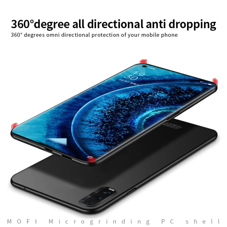 For OPPO Find X2 MOFI Frosted PC Ultra-thin Hard Case(Black) - OPPO Cases by MOFI | Online Shopping South Africa | PMC TechLife