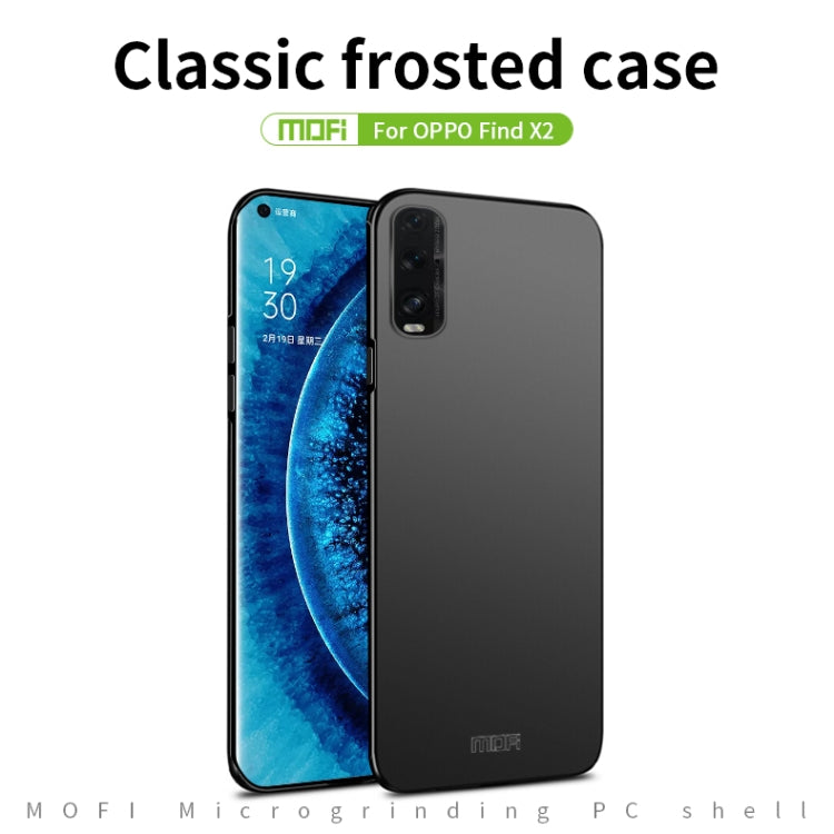 For OPPO Find X2 MOFI Frosted PC Ultra-thin Hard Case(Red) - OPPO Cases by MOFI | Online Shopping South Africa | PMC Jewellery