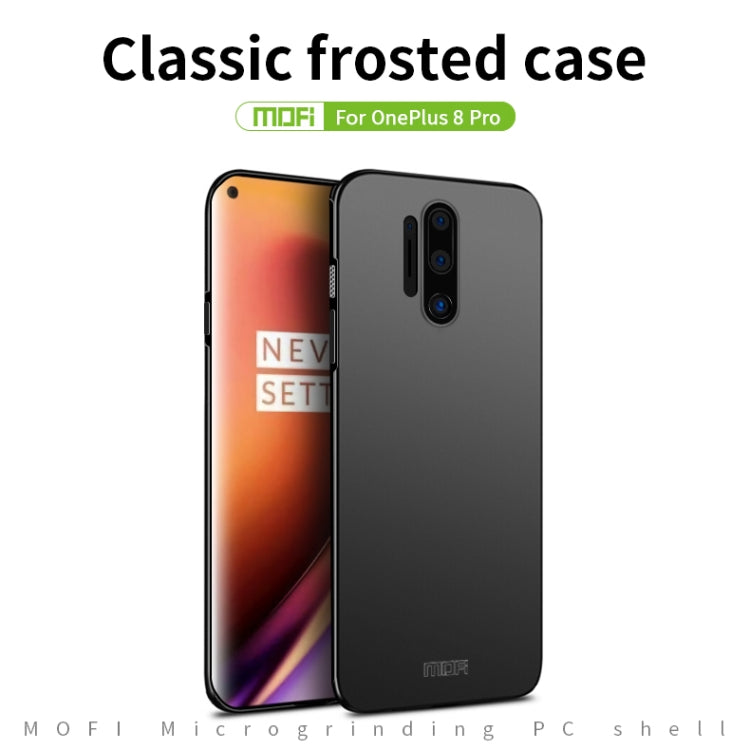 For  OnePlus 8 Pro MOFI Frosted PC Ultra-thin Hard Case(Blue) - OnePlus Cases by MOFI | Online Shopping South Africa | PMC Jewellery