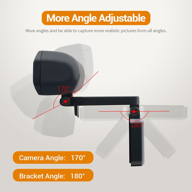 HD 1080P Webcam Built-in Microphone Smart Web Camera USB Streaming Beauty Live Camera for Computer Android TV - HD Camera by PMC Jewellery | Online Shopping South Africa | PMC Jewellery | Buy Now Pay Later Mobicred