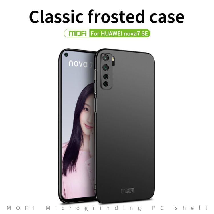 For Huawei Nova 7 SE MOFI Frosted PC Ultra-thin Hard Case(Rose gold) - Huawei Cases by MOFI | Online Shopping South Africa | PMC TechLife