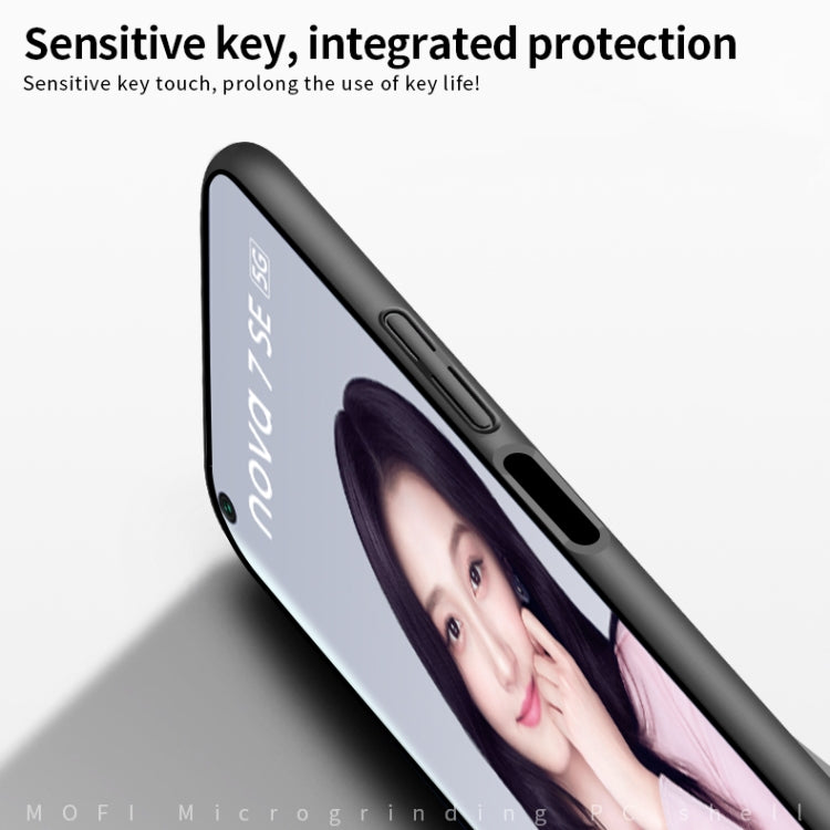 For Huawei Nova 7 SE MOFI Frosted PC Ultra-thin Hard Case(Rose gold) - Huawei Cases by MOFI | Online Shopping South Africa | PMC TechLife