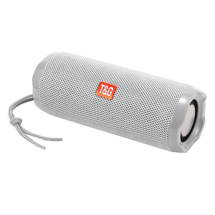 T&G TG191 10W Waterproof Bluetooth Speaker Stereo Double Diaphragm Subwoofer Portable Audio FM Radio(Gray) - Waterproof Speaker by T&G | Online Shopping South Africa | PMC Jewellery | Buy Now Pay Later Mobicred