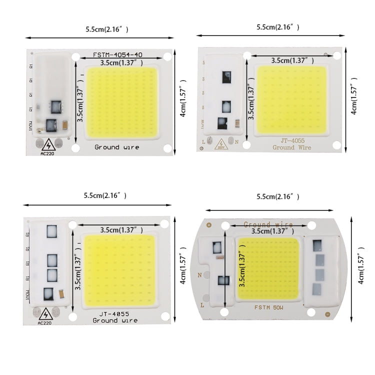 High Power 220V LED FloodlightCool/Warm White COB LED Chip IP65 Smart IC Driver Lamp(20W white) - Celling Lights & Chandeliers by PMC Jewellery | Online Shopping South Africa | PMC Jewellery | Buy Now Pay Later Mobicred