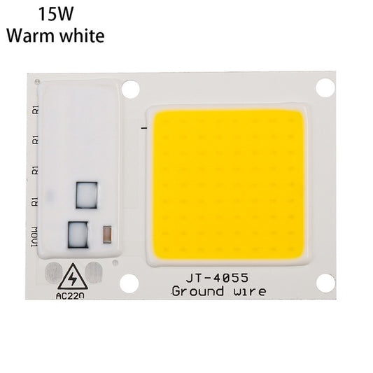 High Power 220V LED FloodlightCool/Warm White COB LED Chip IP65 Smart IC Driver Lamp(15W warm white) - Celling Lights & Chandeliers by PMC Jewellery | Online Shopping South Africa | PMC Jewellery | Buy Now Pay Later Mobicred