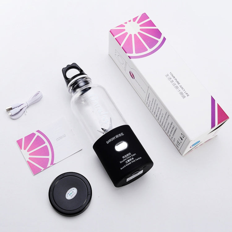 Multifunctional Juicer Rotatory Extractor Cup Portable USB Charge Juicer Blender with 6 Blades(Black) - free shipping - PMC TechLife - Order now!