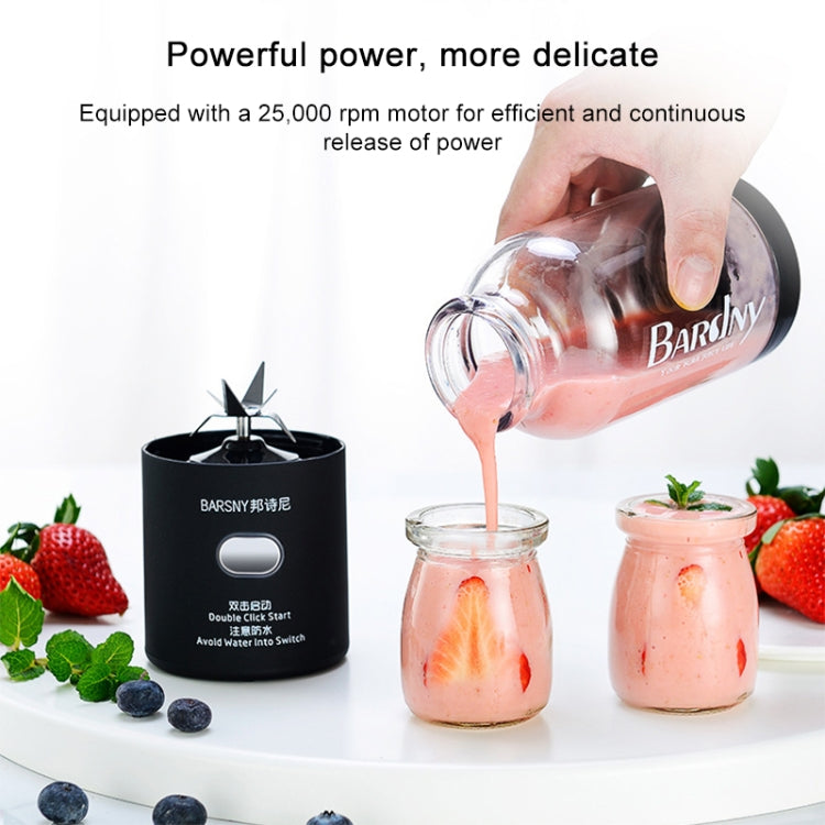 Multifunctional Juicer Rotatory Extractor Cup Portable USB Charge Juicer Blender with 6 Blades(Black) - free shipping - PMC TechLife - Order now!