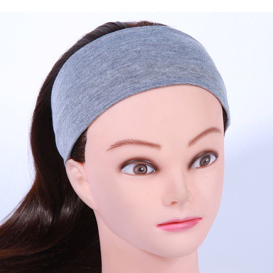 Yoga Fitness Hair Band Headband, Size: About 21 x 7cm(Light Gray) - Sweatband by PMC Jewellery | Online Shopping South Africa | PMC Jewellery | Buy Now Pay Later Mobicred