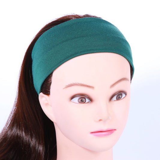 Yoga Fitness Hair Band Headband, Size: About 21 x 7cm(Dark Green) - Sweatband by PMC Jewellery | Online Shopping South Africa | PMC Jewellery | Buy Now Pay Later Mobicred