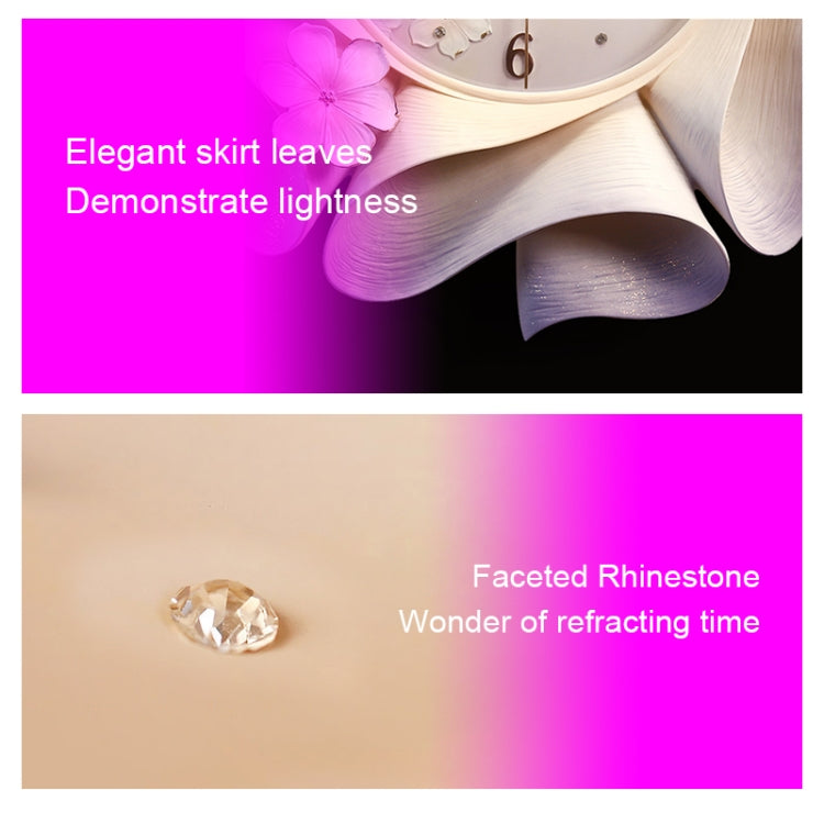 Creative Wall Clock Pure Hand-painted Wall Clock(Purple) - Wall Clock by PMc TechLife | Online Shopping South Africa | PMc TechLife | Buy Now Pay Later Mobicred