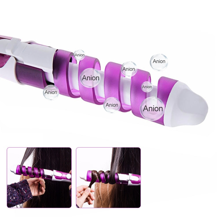 Hair Styling Tool Hair Curler Roller Spiral Curling Iron(Pink) - free shipping - PMC TechLife - Order now!