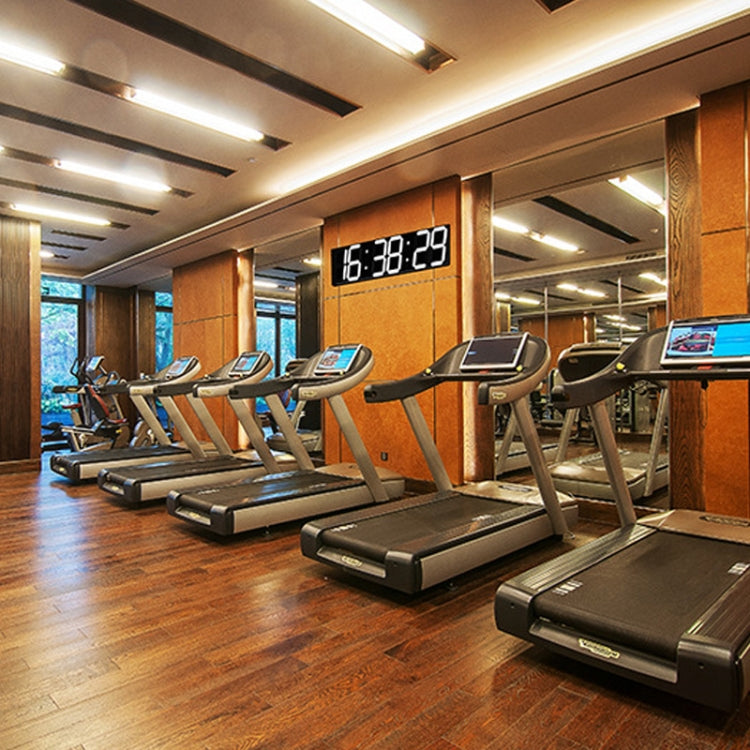 Multifunctional LED Wall Clock Creative Digital Clock, Style:Hollow Remote Control(Red Font) - Wall Clock by PMc TechLife | Online Shopping South Africa | PMc TechLife | Buy Now Pay Later Mobicred