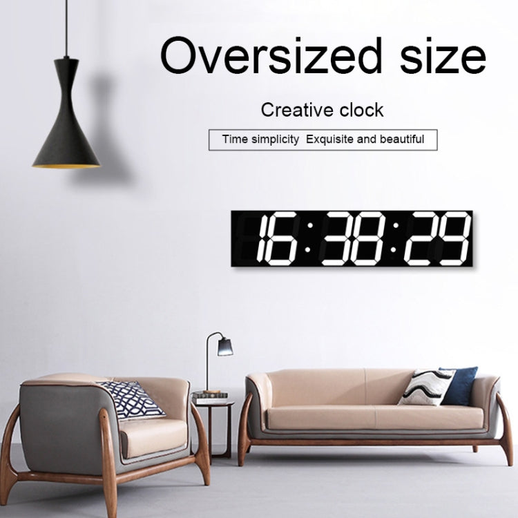 Multifunctional LED Wall Clock Creative Digital Clock, Style:Sealed Box Remote Control(Gold Font) - Wall Clock by PMc TechLife | Online Shopping South Africa | PMc TechLife | Buy Now Pay Later Mobicred