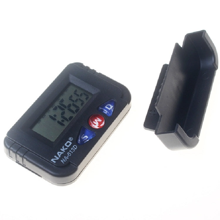 2 PCS Portable Car Electronic Clock Test Sports Clock Small Alarm Clock Stopwatch(Rectangle) - Alarm Clocks by PMc TechLife | Online Shopping South Africa | PMc TechLife | Buy Now Pay Later Mobicred