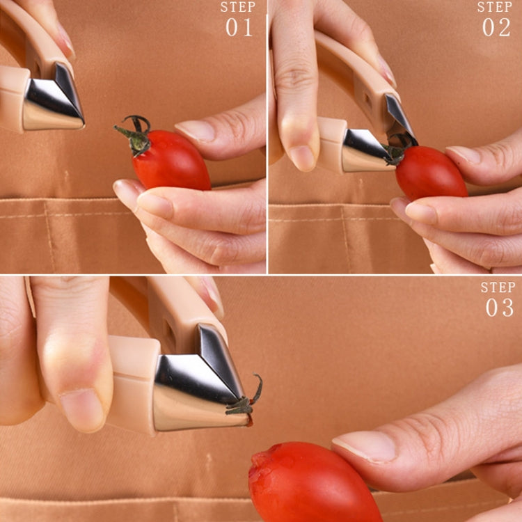 Pineapple Remover Clip Gadget Kitchen Tool Strawberry Shelling Machine(Gray) - Food Clips & Clips by PMC TechLife | Online Shopping South Africa | PMC TechLife | Buy Now Pay Later Mobicred
