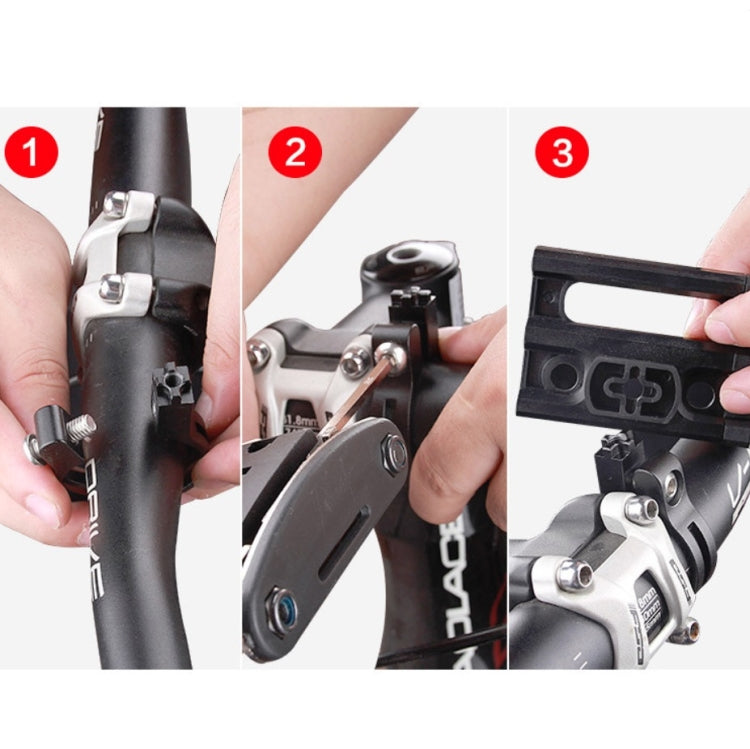 GUB Bicycle Aluminum Alloy Mobile Phone Bracket Navigation Bracket Motorcycle Mobile Phone Holder(Black) - Holders by GUB | Online Shopping South Africa | PMC Jewellery | Buy Now Pay Later Mobicred