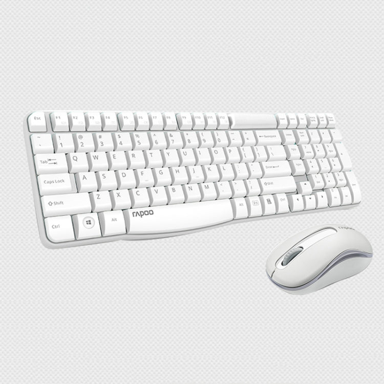 Rapoo X1800S 2.4GHz Wireless Keyboard and Mouse Set(White) - Wireless Keyboard by Rapoo | Online Shopping South Africa | PMC Jewellery | Buy Now Pay Later Mobicred