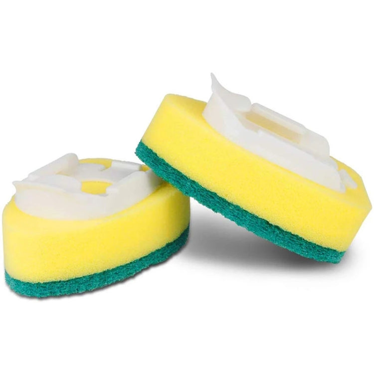 Kitchen Plastic Long Handle Cleaning Brush Automatic Adding Liquid Brush Removable Sponge Brush(With 1pcs head) - Sponges, Cloths & Brushes by PMc TechLife | Online Shopping South Africa | PMc TechLife | Buy Now Pay Later Mobicred