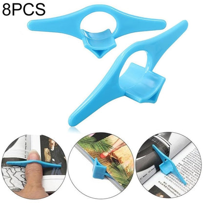 8 PCS Thumb Convenient Multifunction Book Holder Bookmark Finger Ring Book Marker - Bookmark by PMC Jewellery | Online Shopping South Africa | PMC Jewellery