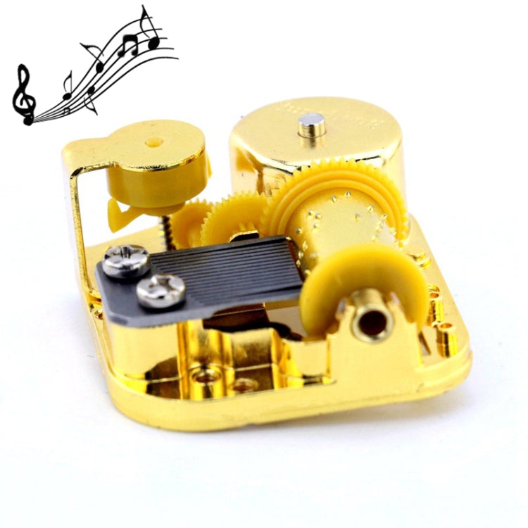 Eight-tone Gold-plated Bar Repair Parts DIY Sky City Paperback Music Box(Swan Lake) - Music Box by PMC Jewellery | Online Shopping South Africa | PMC Jewellery | Buy Now Pay Later Mobicred