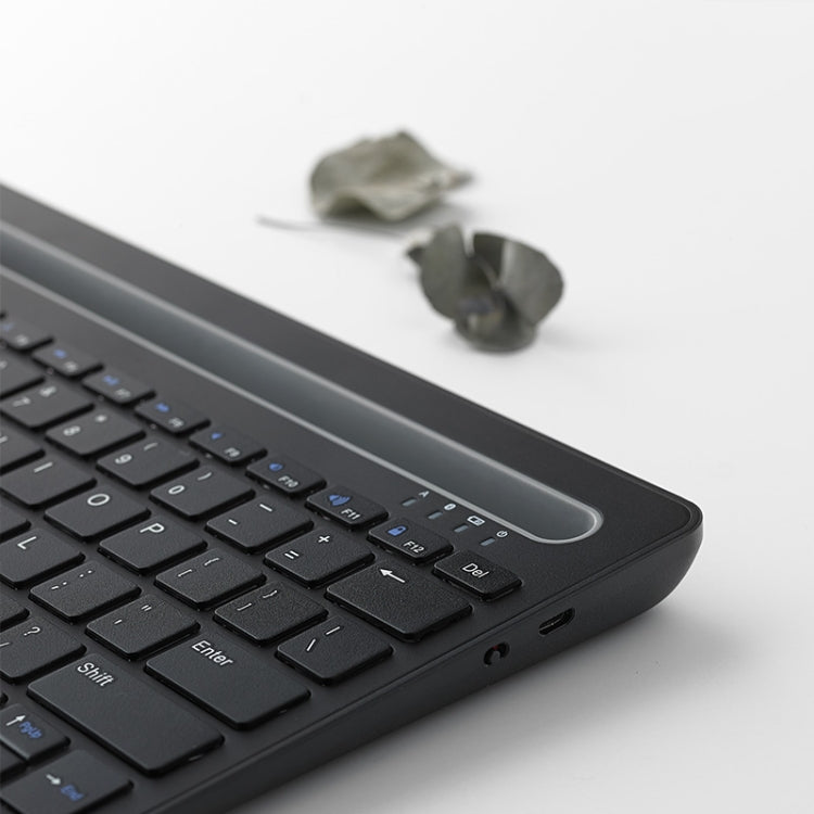 Rapoo XK100 78 Keys Wireless Bluetooth Office Business Keyboard(Black) - free shipping - PMC Jewellery - Order now!