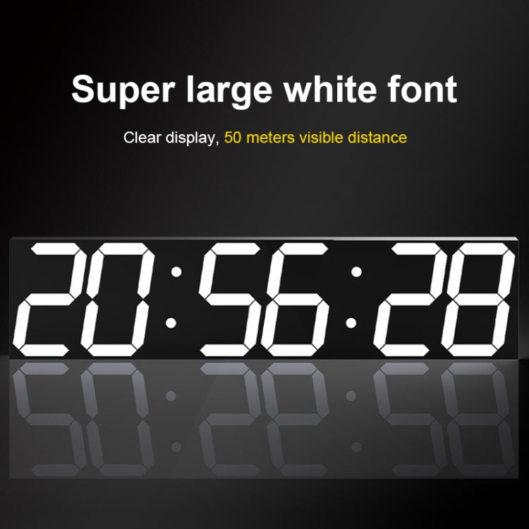 Creative LED Digital Wall Clock Multi-function WIFI Clock, Style:6 Bit Hollow WIFI(Red) - Wall Clock by PMc TechLife | Online Shopping South Africa | PMc TechLife | Buy Now Pay Later Mobicred
