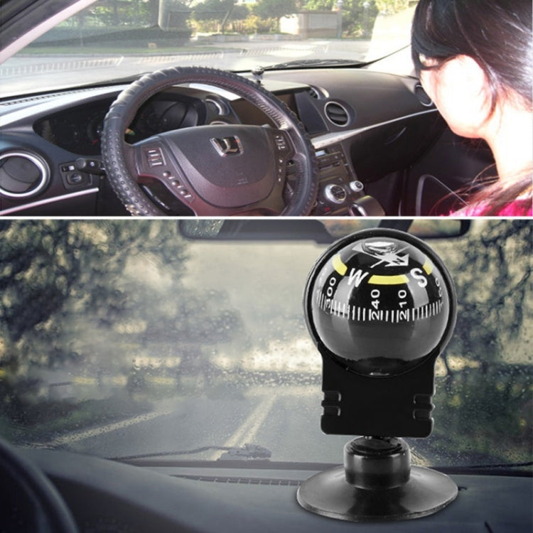 Pocket Ball Compass Instrument Navigation Compass Outdoor Hiking Car Black Compass - Clocks & Car Meters by PMC TechLife | Online Shopping South Africa | PMC TechLife | Buy Now Pay Later Mobicred