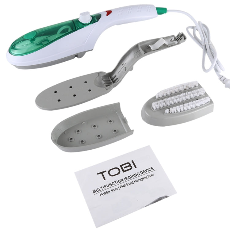 Handheld Garment Steamer Brush Portable Clothes Steam Iron, UK Plug 220V(Green) - Garment Steamer by PMC TechLife | Online Shopping South Africa | PMC TechLife | Buy Now Pay Later Mobicred