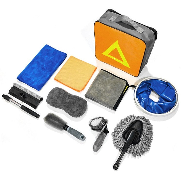 10 in 1 Car Cleaning Tool Car Wash Beauty Tool Set - Car washing supplies by PMC TechLife | Online Shopping South Africa | PMC TechLife | Buy Now Pay Later Mobicred