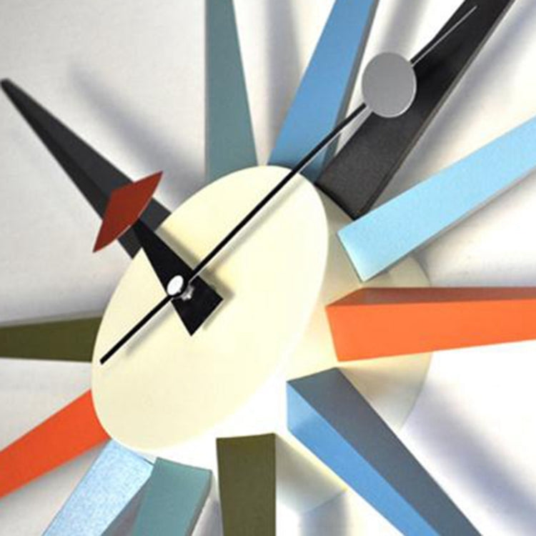 48cm Simple Modern Sun Clock Creative Home Accessories Wall Clock(Blue Pole) - Wall Clock by PMc TechLife | Online Shopping South Africa | PMc TechLife | Buy Now Pay Later Mobicred