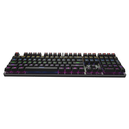 Rapoo V700S 104 Keys Mixed Color Backlight USB Wired Game Computer Without Punching Mechanical Keyboard(Red Shaft) - Wired Keyboard by Rapoo | Online Shopping South Africa | PMC Jewellery | Buy Now Pay Later Mobicred