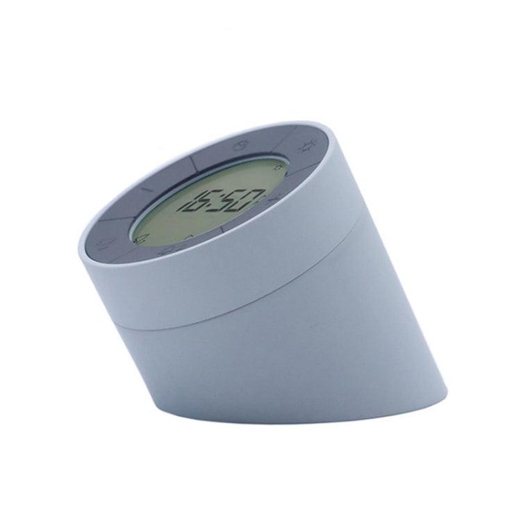 Simple Home Creative Multi-function Charging Stepless Dimming Alarm Clock Night Light(Gray) - Alarm Clocks by PMc TechLife | Online Shopping South Africa | PMc TechLife | Buy Now Pay Later Mobicred