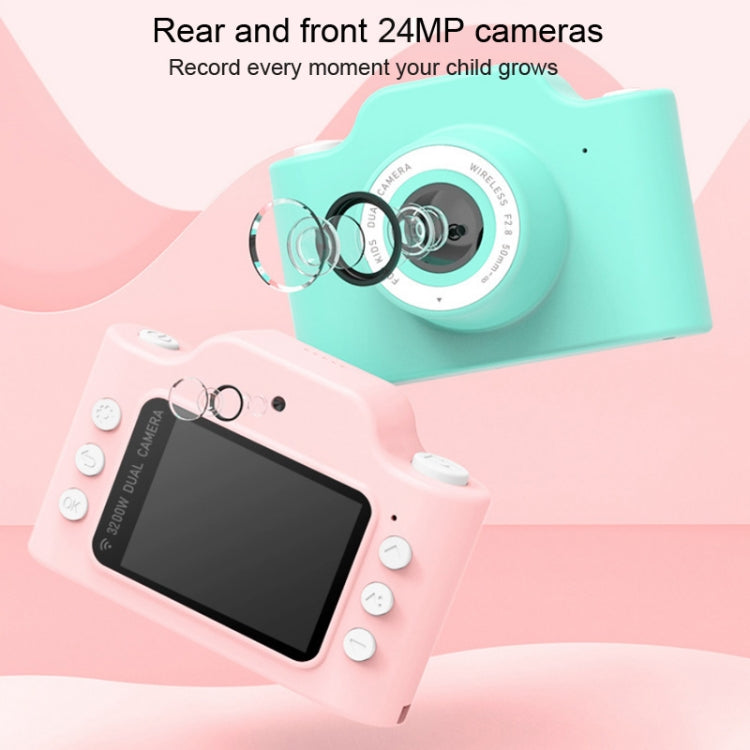 C2-JXJR Children 24MP WiFi Fun Cartoon HD Digital Camera Educational Toys, Style:Standard Version(Pink) - Children Cameras by PMC Jewellery | Online Shopping South Africa | PMC Jewellery | Buy Now Pay Later Mobicred