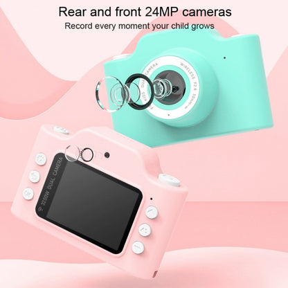 C2-JXJR Children 24MP WiFi Fun Cartoon HD Digital Camera Educational Toys, Style:Standard Version(Pink) - Children Cameras by PMC Jewellery | Online Shopping South Africa | PMC Jewellery | Buy Now Pay Later Mobicred