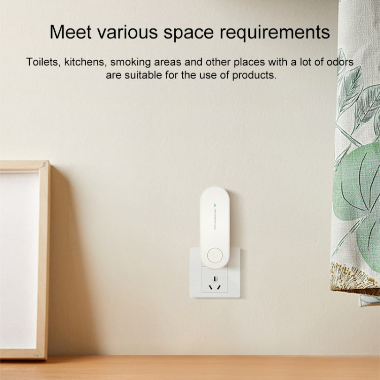 Mini Anion Air Purifier Smoke PM2.5 Remove Toilet Kitchen Air Purifier, Plug Type:EU Plug(Green) - free shipping - PMC TechLife - Order now!