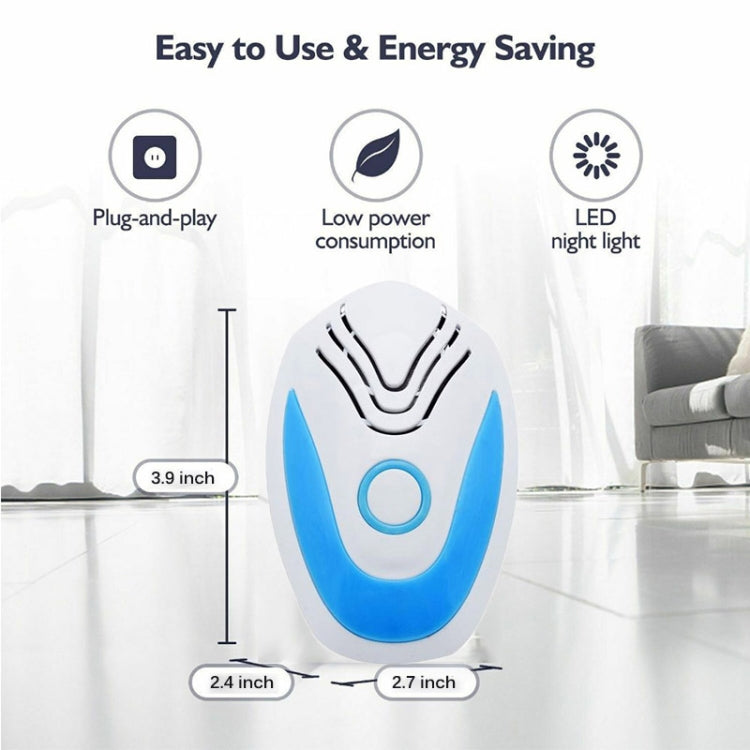 Multifunctional Ultrasonic Electronic Mosquito Repellent, Plug Type:EU Plug(Light Green) - Repellents by PMC Jewellery | Online Shopping South Africa | PMC Jewellery | Buy Now Pay Later Mobicred