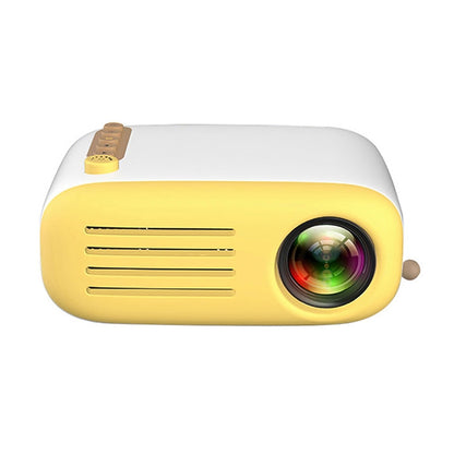 YG200 Portable LED Pocket Mini Projector AV SD HDMI Video Movie Game Home Theater Video Projector, US Plug(Yellow and White) - LED Projector by PMC Jewellery | Online Shopping South Africa | PMC Jewellery | Buy Now Pay Later Mobicred