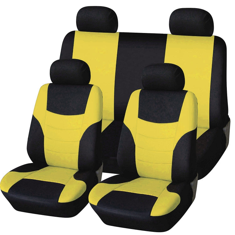 Universal Car Seat Cover Personality Stitching Automotive Chairs Protective Sleeve Cloth Automobile Seats Covers(Orange) - Seat Accessories by PMC Jewellery | Online Shopping South Africa | PMC Jewellery | Buy Now Pay Later Mobicred