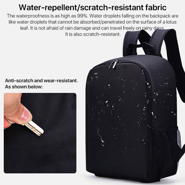 Cwatcun Shoulder Digital Camera Bag Outdoor Nylon Photography Backpack(Black (Big size)) - free shipping - PMC TechLife - Order now!