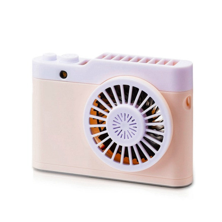 Portable Mini Usb Charging Camera Fan Hanging Neck Small Fan(Pink) - Electric Fans by PMC Jewellery | Online Shopping South Africa | PMC Jewellery | Buy Now Pay Later Mobicred