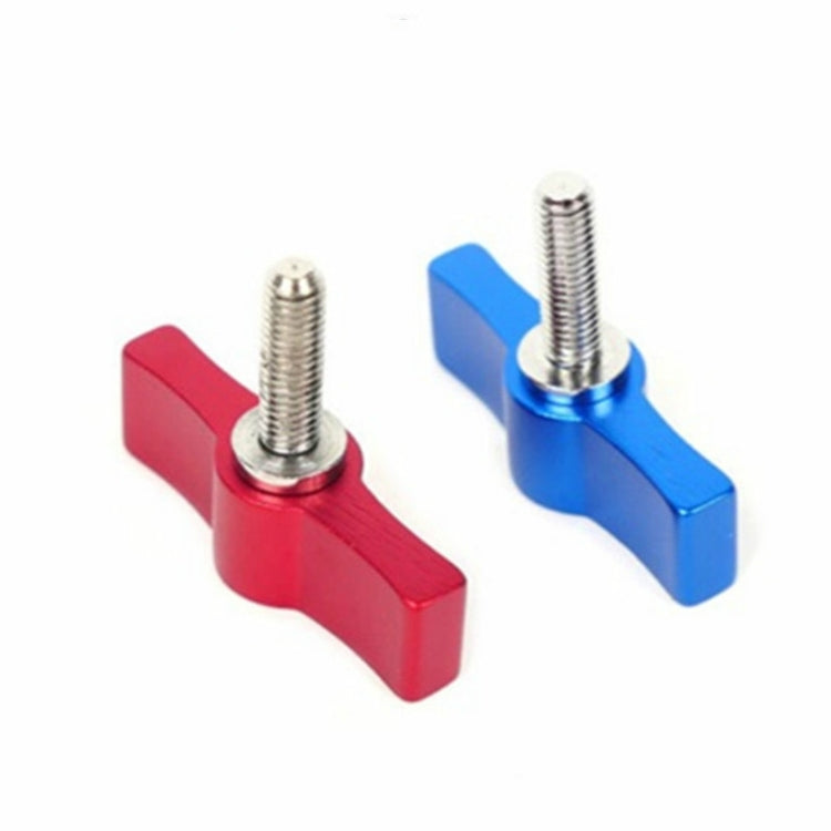 10PCS T-shaped Screw Multi-directional Adjustment Hand Screw Aluminum Alloy Handle Screw, Specification:M4(Red) - Screws by PMC Jewellery | Online Shopping South Africa | PMC Jewellery | Buy Now Pay Later Mobicred