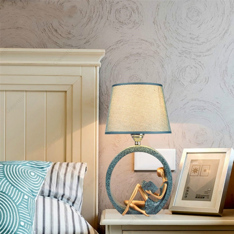 Modern Bedside Reading Statue Base Lamp Home Decoration, Light color:Dimming Switch 3W Yellow Light Bulb - Bedside Light by PMc TechLife | Online Shopping South Africa | PMc TechLife | Buy Now Pay Later Mobicred
