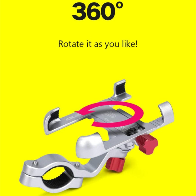 360 Rotate Eagle Claw Bionic Bike Phone Holder Mount Aluminum Bicycle Motocycle Handlebar Cellphone Stand Bracket(Gold) - Holder by PMC TechLife | Online Shopping South Africa | PMC TechLife | Buy Now Pay Later Mobicred