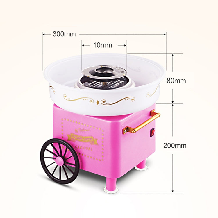 Retro Trolley Mini Cotton Candy Machine, Specification:British Regulations 220 V(Red) - free shipping - PMC TechLife - Order now!