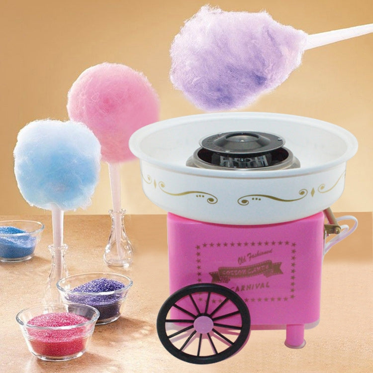 Retro Trolley Mini Cotton Candy Machine, Specification:British Regulations 220 V(Red) - free shipping - PMC TechLife - Order now!