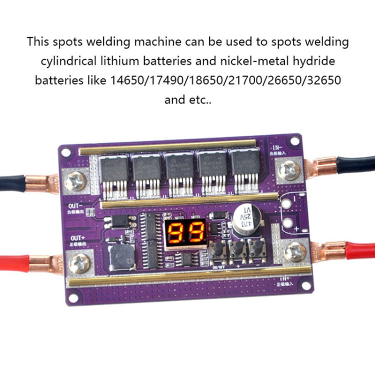 Compatible Version 12V Digital Display DIY Battery Spot Welding Machine Pen Control, Style:10 Square Pen - Others by PMC TechLife | Online Shopping South Africa | PMC TechLife | Buy Now Pay Later Mobicred