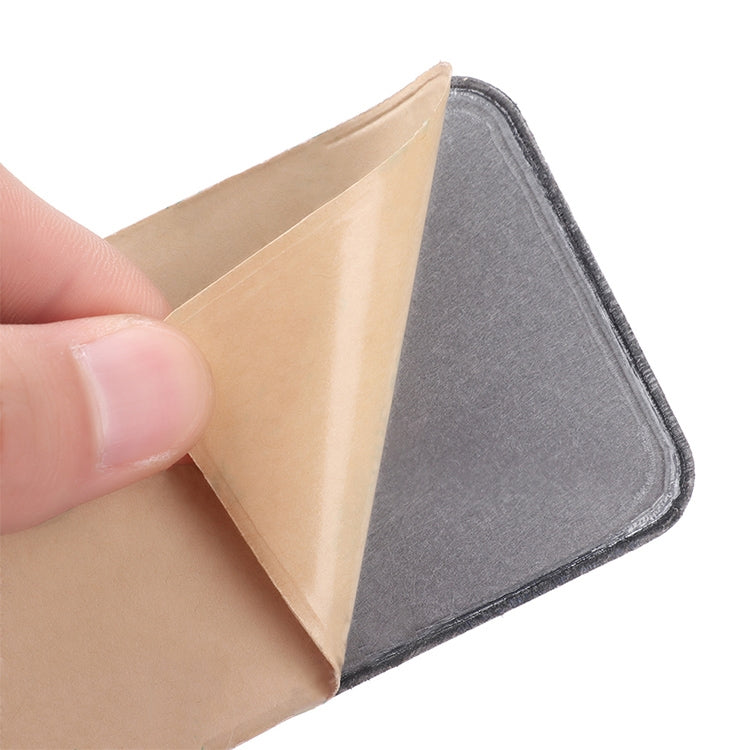 Marble Pattern Road Stretch Phone Back Plastic Card Holder Sticky Phone Clip(White) - Card & Passport Bags by PMc TechLife | Online Shopping South Africa | PMc TechLife | Buy Now Pay Later Mobicred