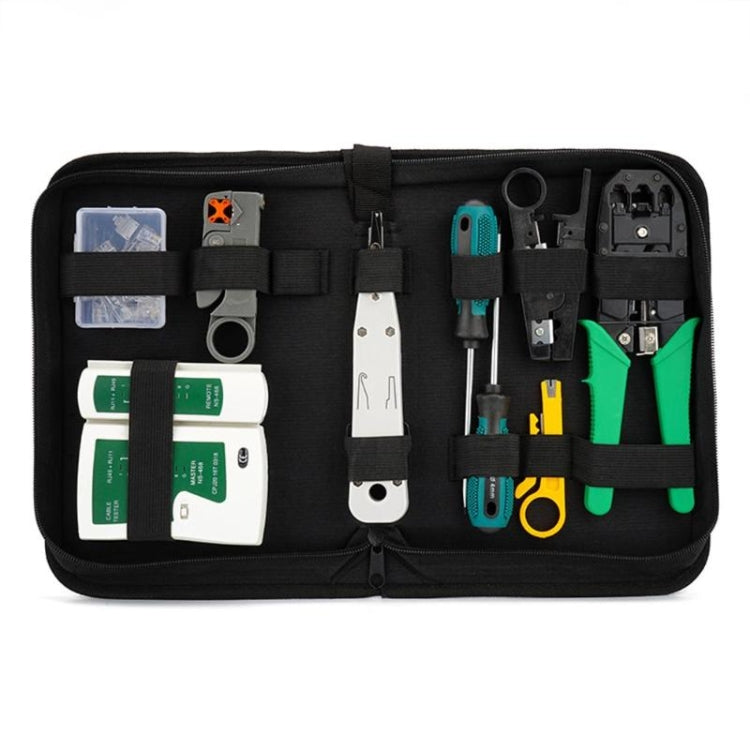 Three-purpose Network Cable Clamp Tester Hand Tool Set Home Network Repair Kit, Style:12 in 1 - Lan Cable and Tools by PMC Jewellery | Online Shopping South Africa | PMC Jewellery | Buy Now Pay Later Mobicred