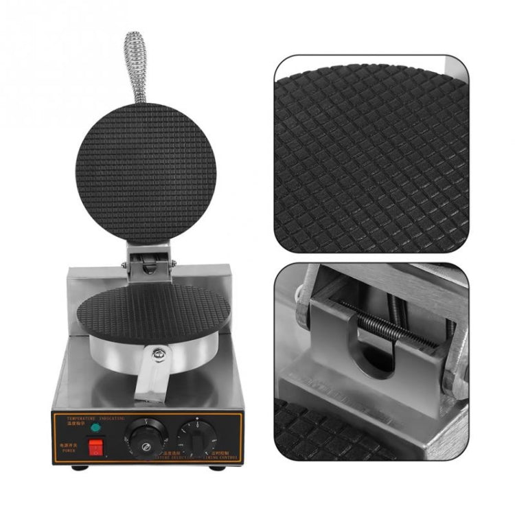 Electric Waffle Maker Egg Roll Maker DIY Ice Cream Cone Machine Crispy Omelet Machine, Plug Type:UK Plug - free shipping - PMC TechLife - Order now!