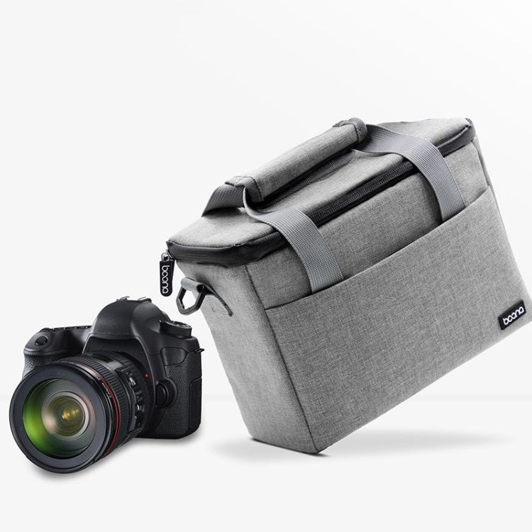 Baona BN-H001 Digital Camera Bag Casual Portable Camera Waterproof Bag, Size:Small(Black) - Strap Satchel by Baona | Online Shopping South Africa | PMC TechLife | Buy Now Pay Later Mobicred